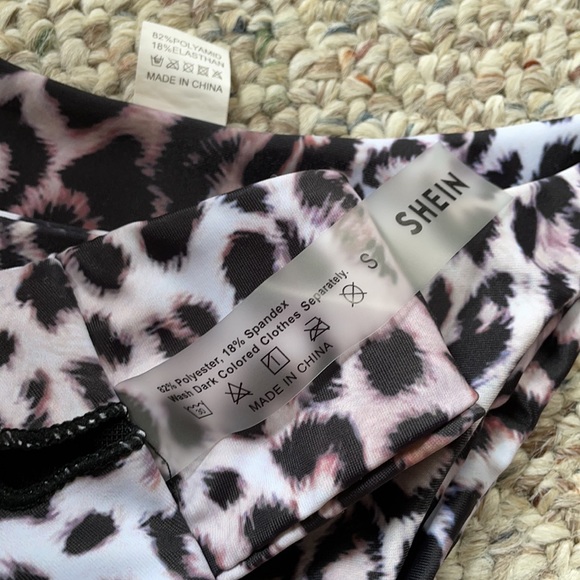 SHEIN leopard bikini swimsuit s&m - Picture 11 of 11
